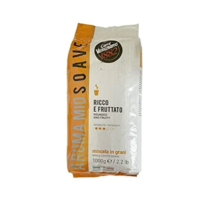 Afbeelding van Caffè Vergnano 1882 Aroma Mio Soave Koffiebonen, 1 kg