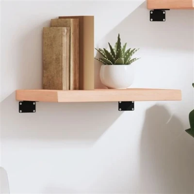 Afbeelding van Wandschap 40x30x4 cm onbehandeld massief eikenhout