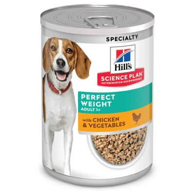 Afbeelding van Hill&#039;s Canine Blik Adult Perfect Weight Hondenvoer Kip 363 g