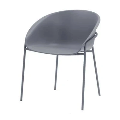Afbeelding van DS4U® Ella terrasstoel grijs