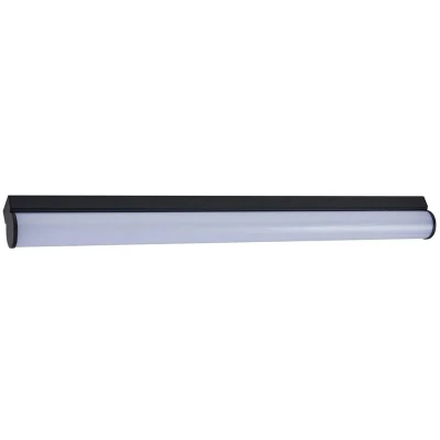 Afbeelding van LED badkamer wandlamp Vilmara, zwart, metaal, IP44