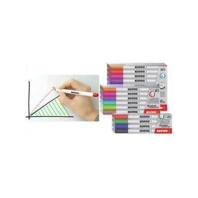 Image de Kores Marqueur non permanent &#039;K MARKER W1&#039;, étui de 6