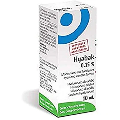 Afbeelding van Hyabak Moissturising And Lubricating Solution Eyes Conta
