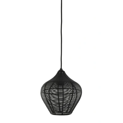 Afbeelding van Alvaro hanglamp Ø20 cm metaal zwart