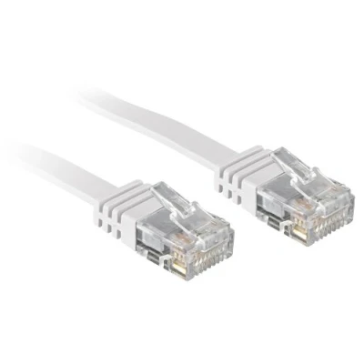 Afbeelding van LINDY 47500 RJ45 Netwerkkabel, patchkabel CAT 6 U/UTP 0.30 m Wit Snagless 1 stuk(s)