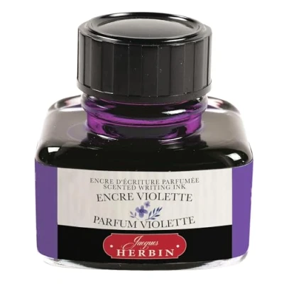 Image de Herbin Encre parfumée 30ml Violet, parfum Violette