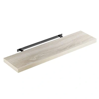 Afbeelding van Casaria Wandplank Zwevend 90 cm 15kg Belastbaar Eiken