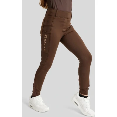 Afbeelding van Montar Rijlegging Rosegold Logo Junior Full Grip Bruin