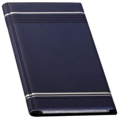 Afbeelding van Durable 858107 Visifix 96 binding met gelaste hoesjes, capaciteit kaarten 12 donkerblauw