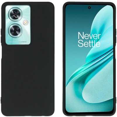 Afbeelding van iMoshion Hoesje Geschikt voor OnePlus Nord N30 SE Siliconen Color Backcover Zwart