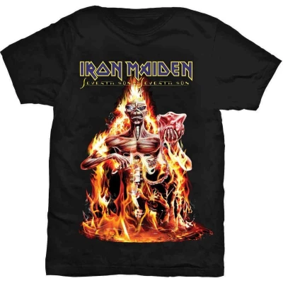 Afbeelding van Iron Maiden Seventh Son Heren T shirt 2XL Zwart