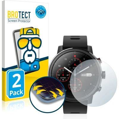 Afbeelding van BROTECT Volledig bedekkende screen protector, Smartwatch beschermfolie, Transparant