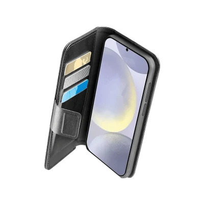 Afbeelding van Cellularline Cover Samsung Galaxy S25 Book Agenda Zwart (bookag2gals25k)
