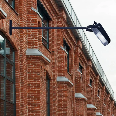 Afbeelding van LED buitenwandlamp Pub met lange arm, IP65