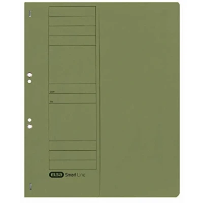 Afbeelding van Elba 21421GN oogmap, 250 g/m², Manila karton, halve envelop, A4, voor 200 vellen, 50 stuks, groen