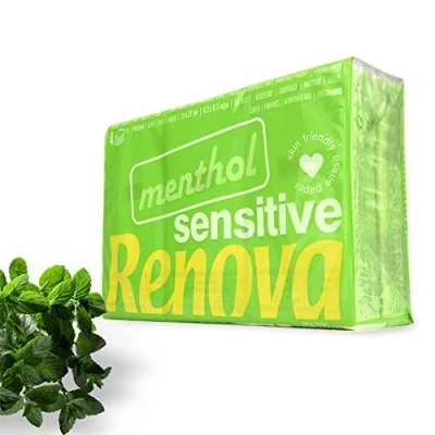 Afbeelding van Renova Menthol Zakdoeken voor de gevoelige huid, extra zacht, 6 stuks (6 x 9 stuks)
