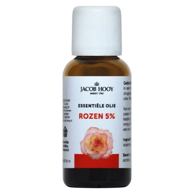 Afbeelding van Jacob Hooy Essentiële Olie Rozen 5%