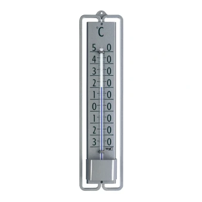 Afbeelding van TFA Novelli Ontwerp zilver, Thermometer + hygrometer, Zilver