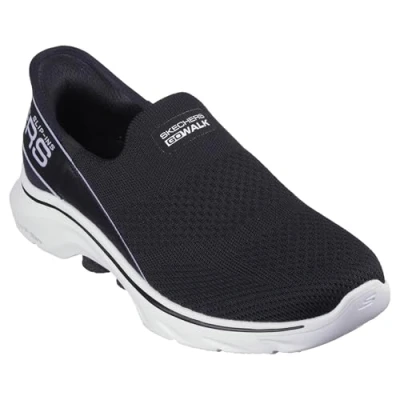 Afbeelding van Skechers Go Walk 7 Mia Dames Instappers Zwart/Wit Maat 41