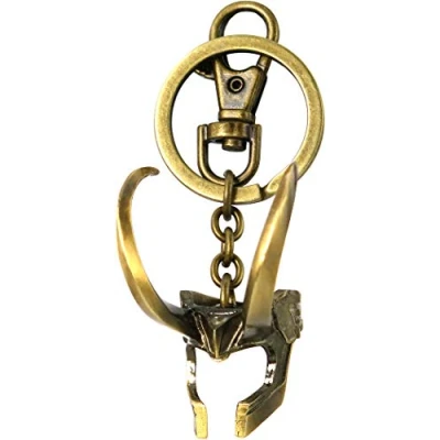 Afbeelding van Marvel Loki 3D Helmet Pewter Key Ring, Goud, One Size, Goud
