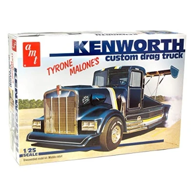 Afbeelding van 1:25 AMT 1157 Tyrone Malone&#039;s Kenworth Custom Drag Truck Plastic Modelbouwpakket