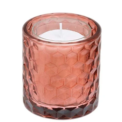Afbeelding van SPAAS 6 Highlight Mosaic kaarsenhouders blush rood