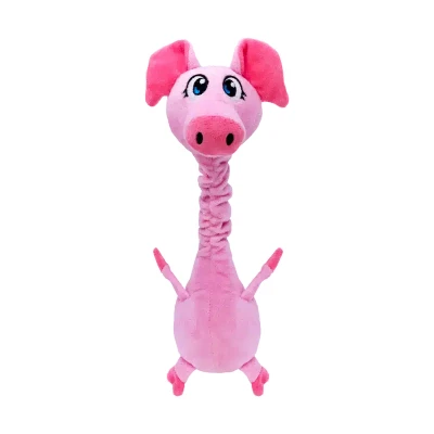 Afbeelding van Kong Shakers Bobz Varken Met Piep Roze 33X14X9 CM