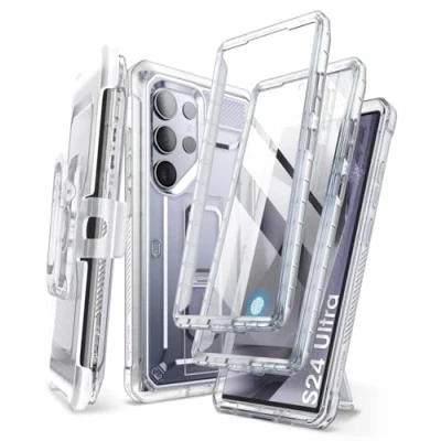 Afbeelding van Supcase i Blason Unicorn Beetle Pro Case voor Samsung Galaxy S24 Ultra Transparant