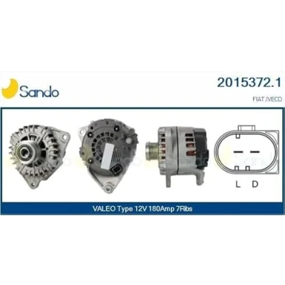 Afbeelding van CASCO CAL15372GS Dynamo / Alternator 12V 180A FIAT: Ducato III Van, Minibus, Platform Chassis