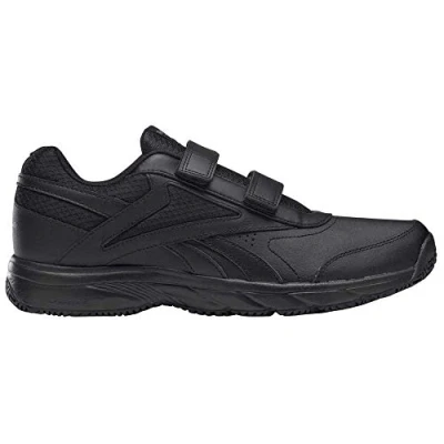 Afbeelding van Reebok WORK N Cushion 4.0 KC Sportieve wandelschoenen, Heren, Maat: 48.5, Black/cold grey Leer en textiel