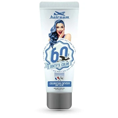 Image de Hairgum Sixty&#039;s Coloration semi permanente 60 ml Royal Blue
