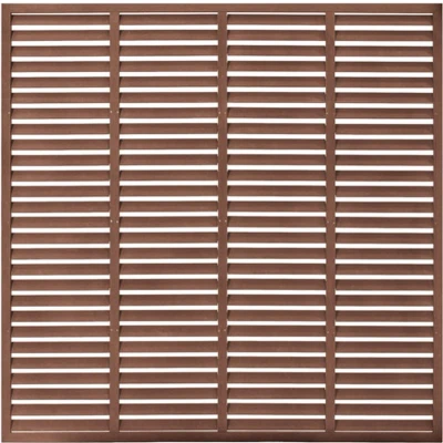 Afbeelding van Louvre schutting 180x180 cm HKC bruin