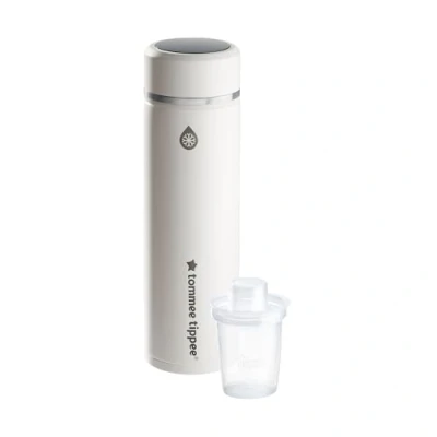 Afbeelding van Tommee Tippee GoPrep Formula voedingsbereider, bereidt de perfecte flesvoeding in 2 minuten, draagbaar, koele fles met LED digitale temperatuurweergave