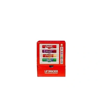 Afbeelding van Lip Smacker Coca Cola Collection, Cola, Cherry Vanilla en Sprite Lippenbalsems, cadeauset in Dispenser Machine