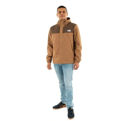 Afbeelding van The North Face Antora Regenjas, Heren, Maat: XXL, Latte/smokey brown