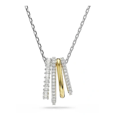 Afbeelding van Swarovski dames Hyperbola ketting met kristal in de kleur Zilver