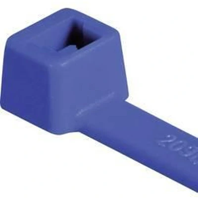 Afbeelding van HellermannTyton 116 08016 T80R N66 BU C1 Kabelbinder 210 mm 4.60 Blauw 100 stuk(s)