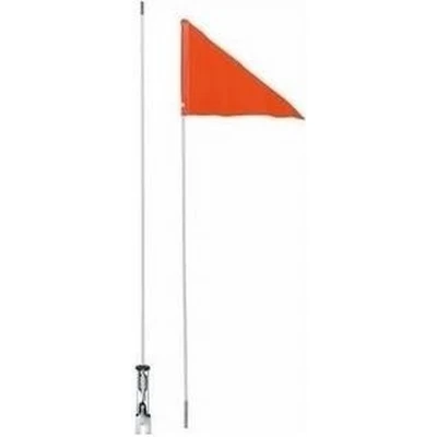 Afbeelding van Fietsvlag Icetoolz 24052G0 met deelbare stang van fiberglas 150 cm oranje
