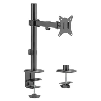 Afbeelding van Maclean bureausteun voor LCD monitor Enkele arm VESA 75x75 en 100x100, 17 32&quot;, 9kg, MC 572N