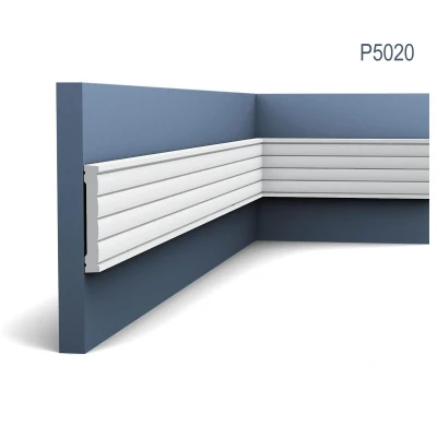 Afbeelding van Orac P5020 wandlijst 200x9.1x1.3 cm voor afwerking van een wand