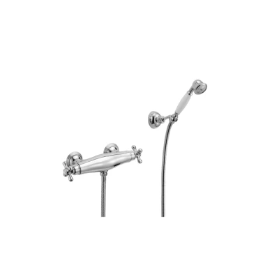 Afbeelding van Huber Croisette Douchethermostaat met handdouche Brons CSD0101027