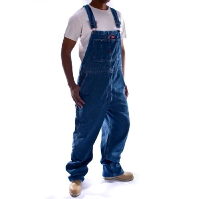 Afbeelding van dickies tuinbroek van GEWASSEN jeans, en spalk voor heren (1 stuk), INDIGO BLAUW MET STEEN