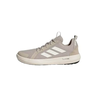 Afbeelding van Adidas Terrex BOAT Climacool Outdoorschoenen, Heren, Maat: 42 2/3, Beige/chalk white/semi impact orange Textiel/ synthetisch