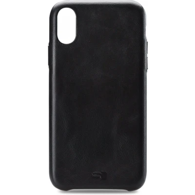 Afbeelding van Senza Pure Leather Cover Apple iPhone Xs Max Deep Black