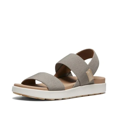 Afbeelding van KEEN Elle Backstrap sleehaksandalen voor dames, Gestroomde berk