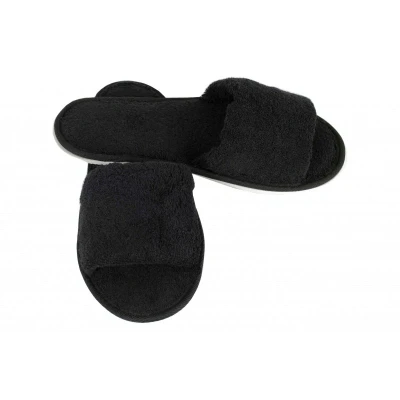 Afbeelding van Open Sauna Slippers Zwart van Hamams own