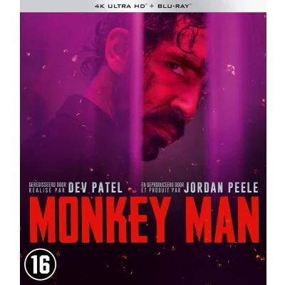 Afbeelding van Universal Pictures Monkey Man 4k Ultra Hd Blu ray