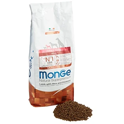 Afbeelding van 7,5kg Lam Superpremium Adult Mini Monge Hondenvoer