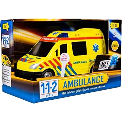 Afbeelding van City 112 Rescue Racers Ambulance met Licht en Geluid