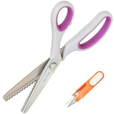 Afbeelding van Hui Tong Zig Zag Kartschaar, zachte en antislip handgreep, geschikt voor rechts linkshandigen, 22,9 cm